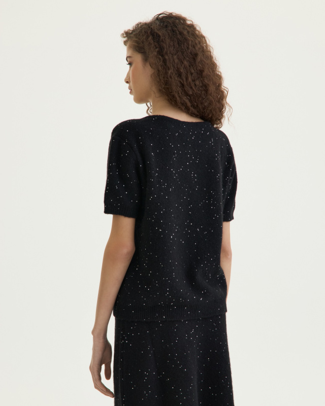 Кашемировая футболка ADCTED (Addicted)