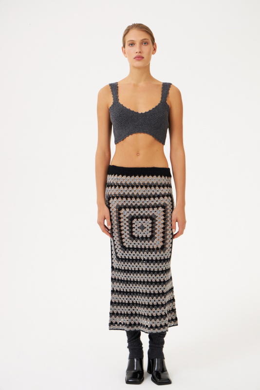 Кашемировая юбка ADCTED (Addicted)