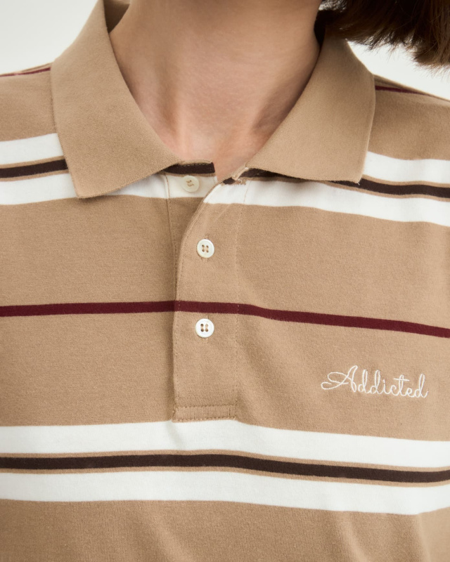 Хлопковое поло ADCTED (Addicted)