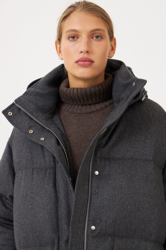 Кашемировый пуховик ADCTED (Addicted)