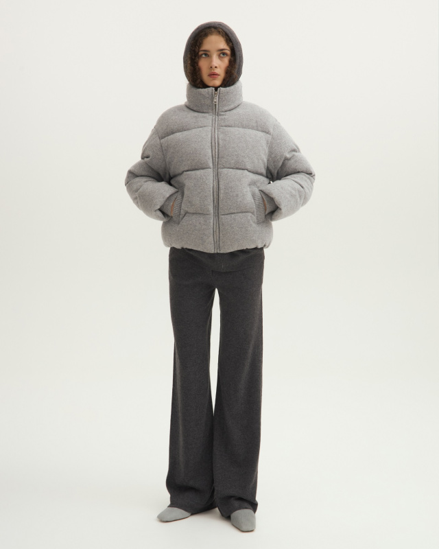 Кашемировый пуховик ADCTED (Addicted)