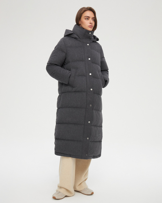 Кашемировый пуховик ADCTED (Addicted)