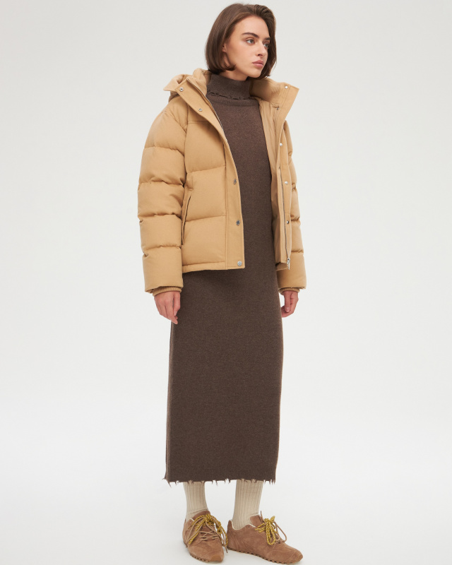 Кашемировый пуховик ADCTED (Addicted)