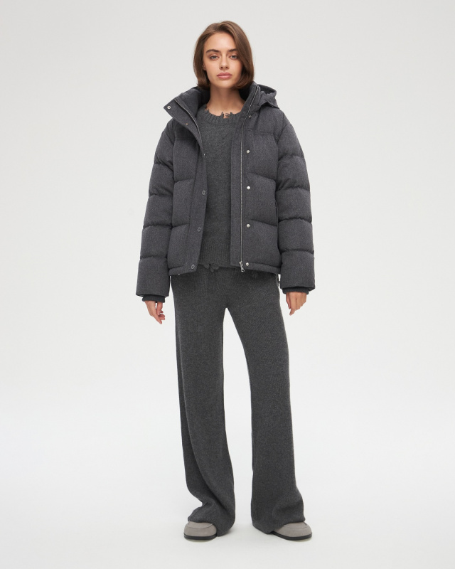 Кашемировый пуховик ADCTED (Addicted)