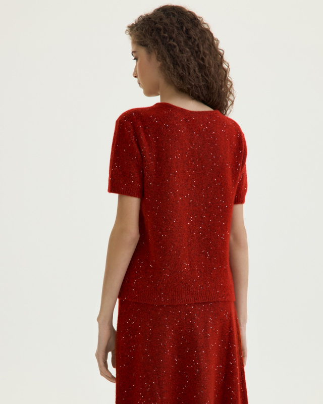 Кашемировая футболка ADCTED (Addicted)