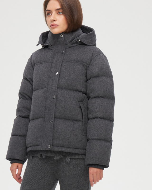 Кашемировый пуховик ADCTED (Addicted)