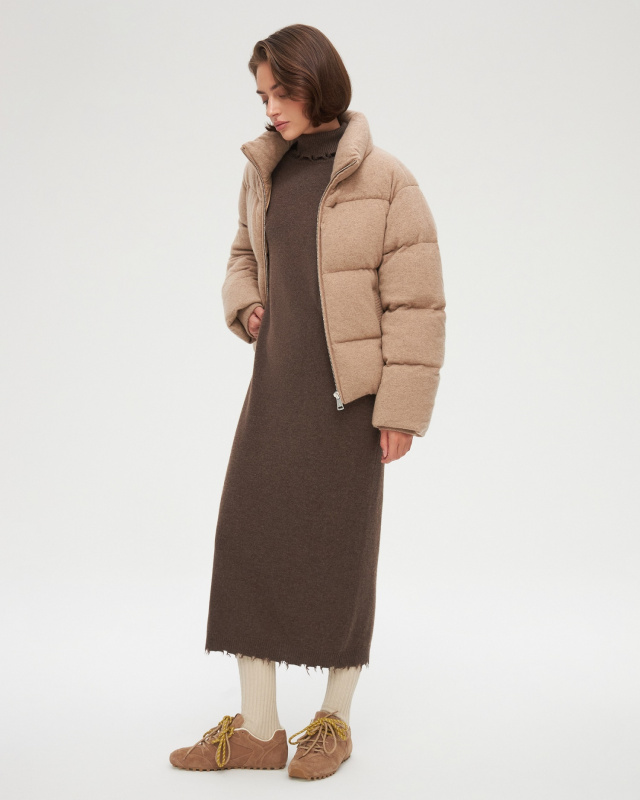 Кашемировый пуховик ADCTED (Addicted)