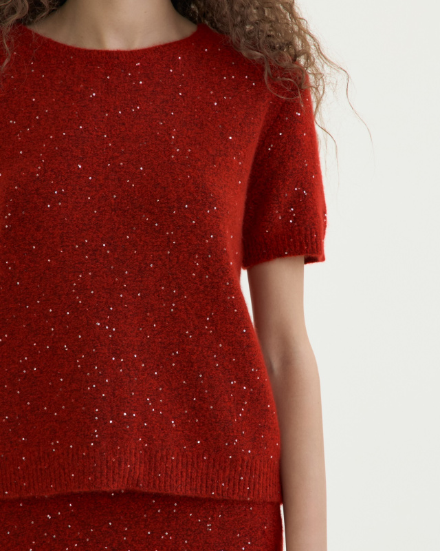 Кашемировая футболка ADCTED (Addicted)