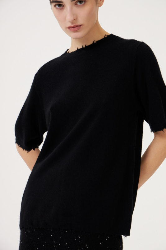 Кашемировая футболка ADCTED (Addicted)